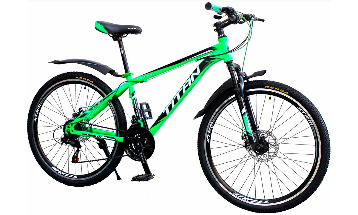 Фотография Велосипед Cross Focus 26" 2021, размер S, зеленый